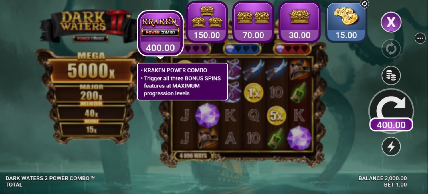 Gamplay bonus dark water